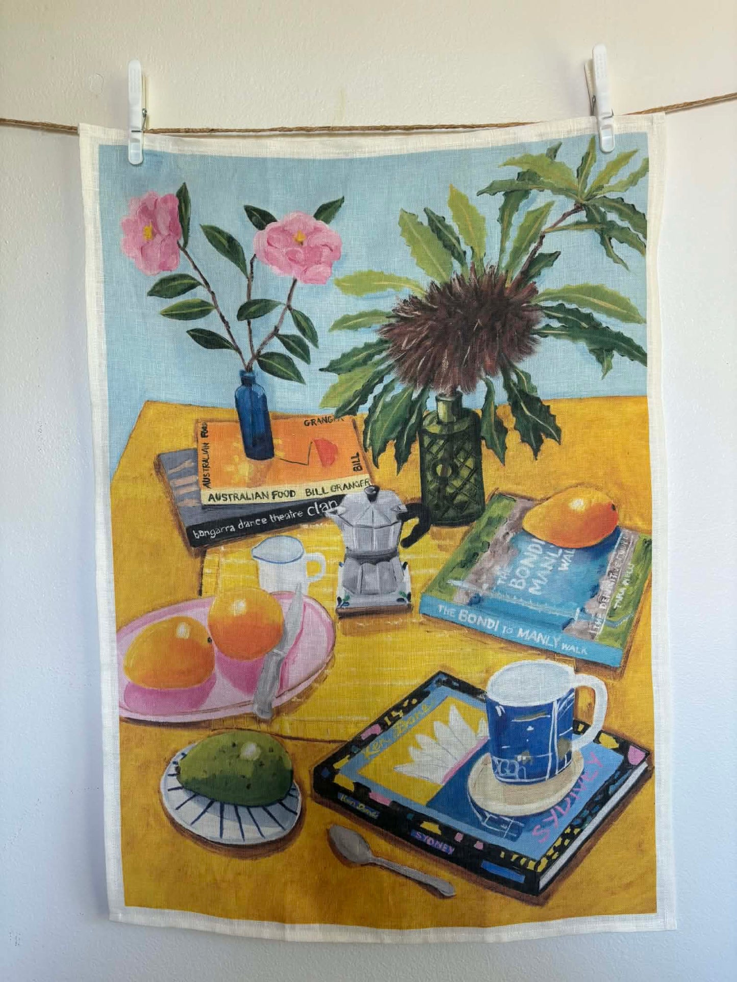 'SYDNEY' LINEN TEA TOWEL