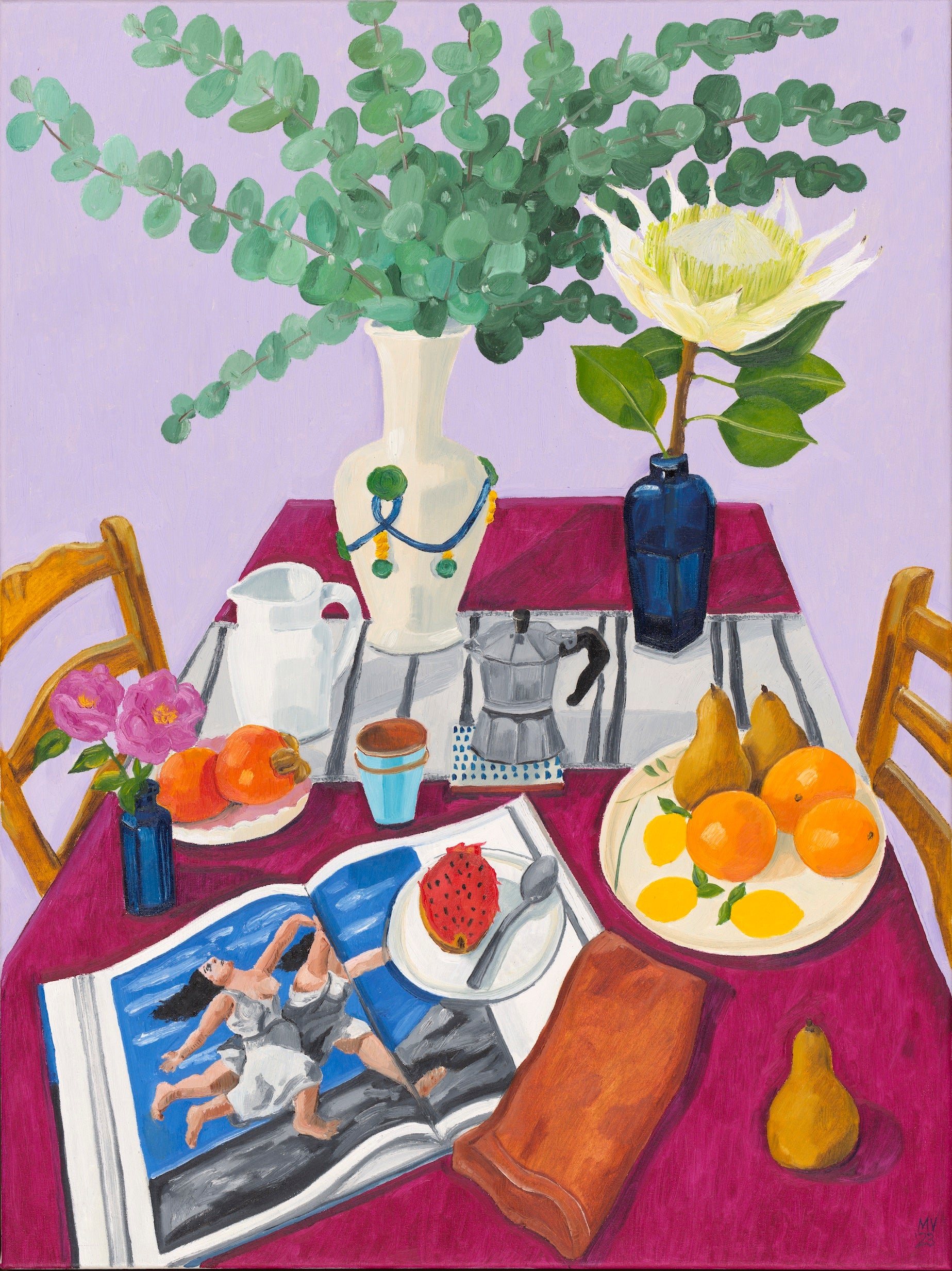 BREAKFAST WITH PICASSO ON LILAC