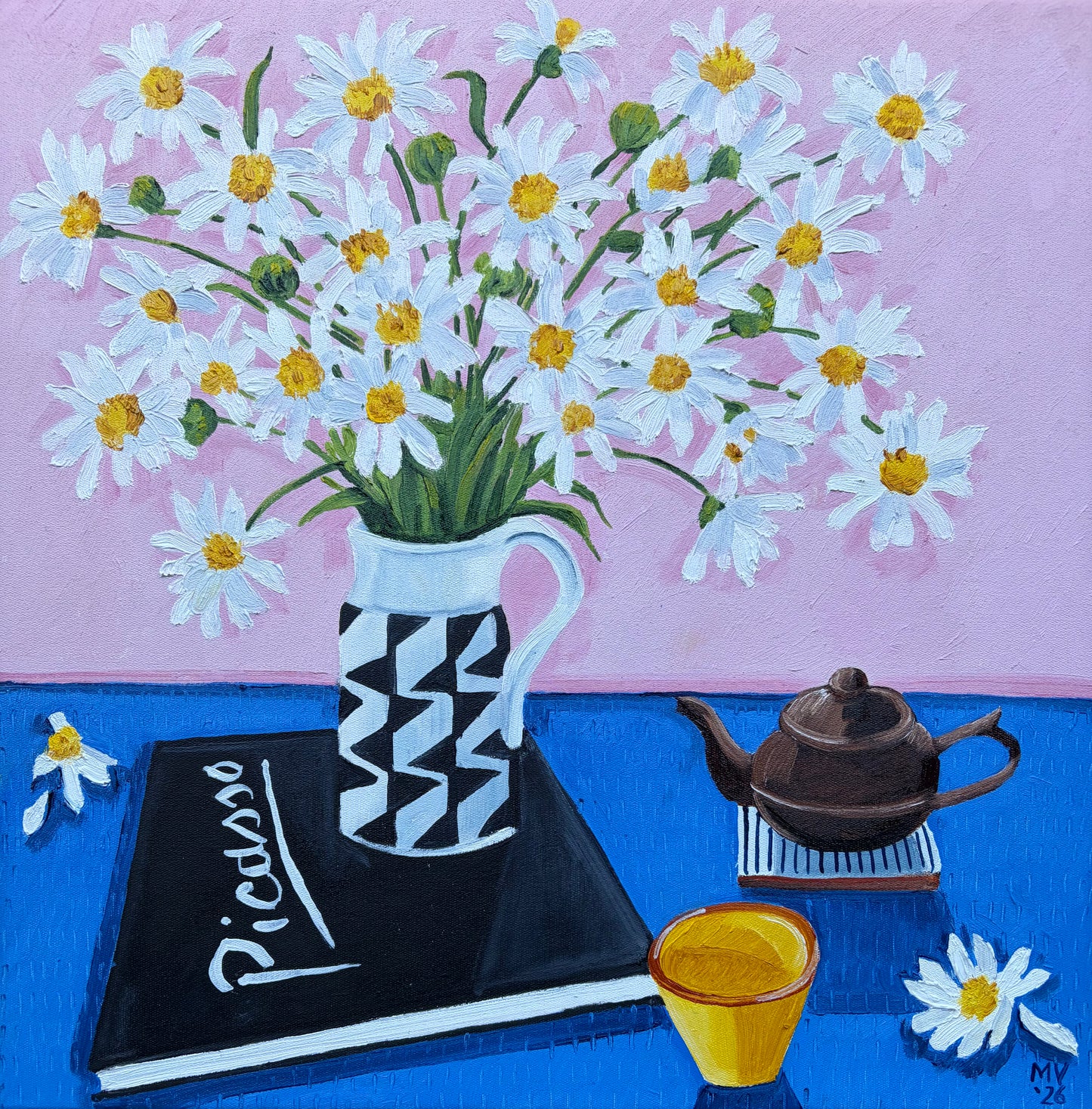 DAISIES WITH PICASSO & PEPPERMINT TEA