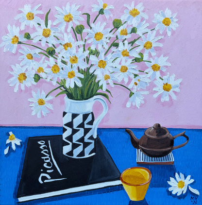 DAISIES WITH PICASSO & PEPPERMINT TEA