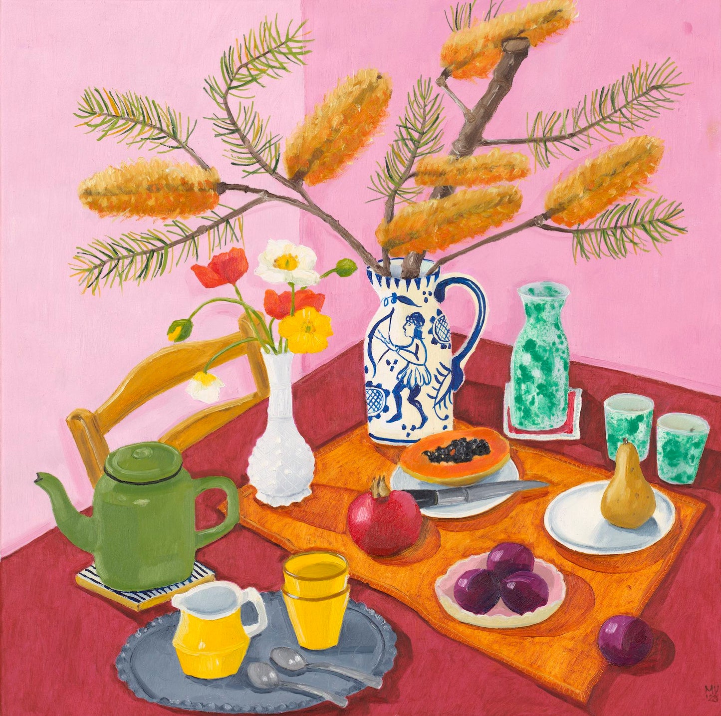 GOLDEN BANKSIAS & MORNING TEA