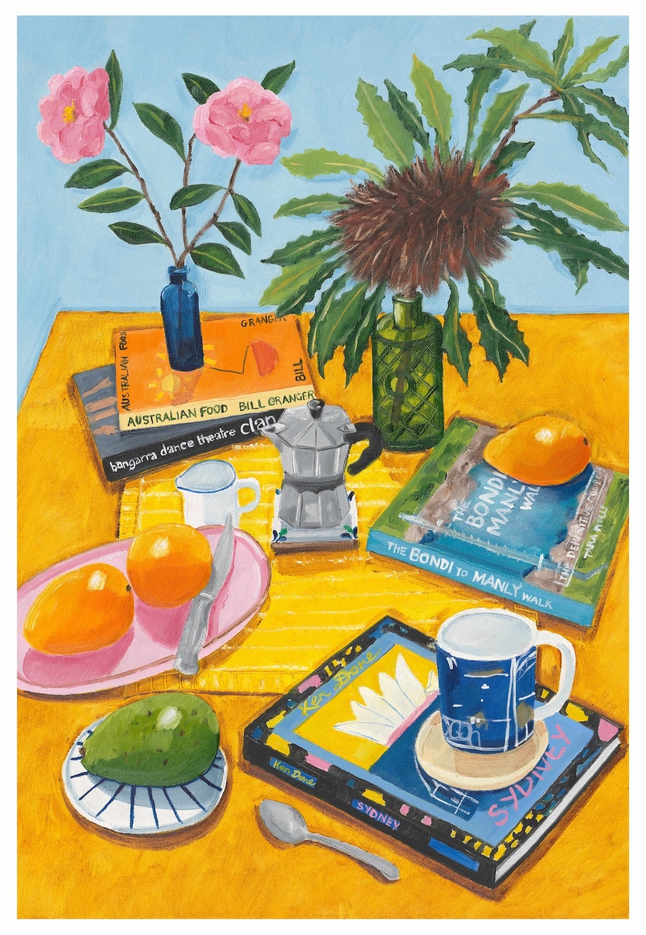 'SYDNEY' LINEN TEA TOWEL