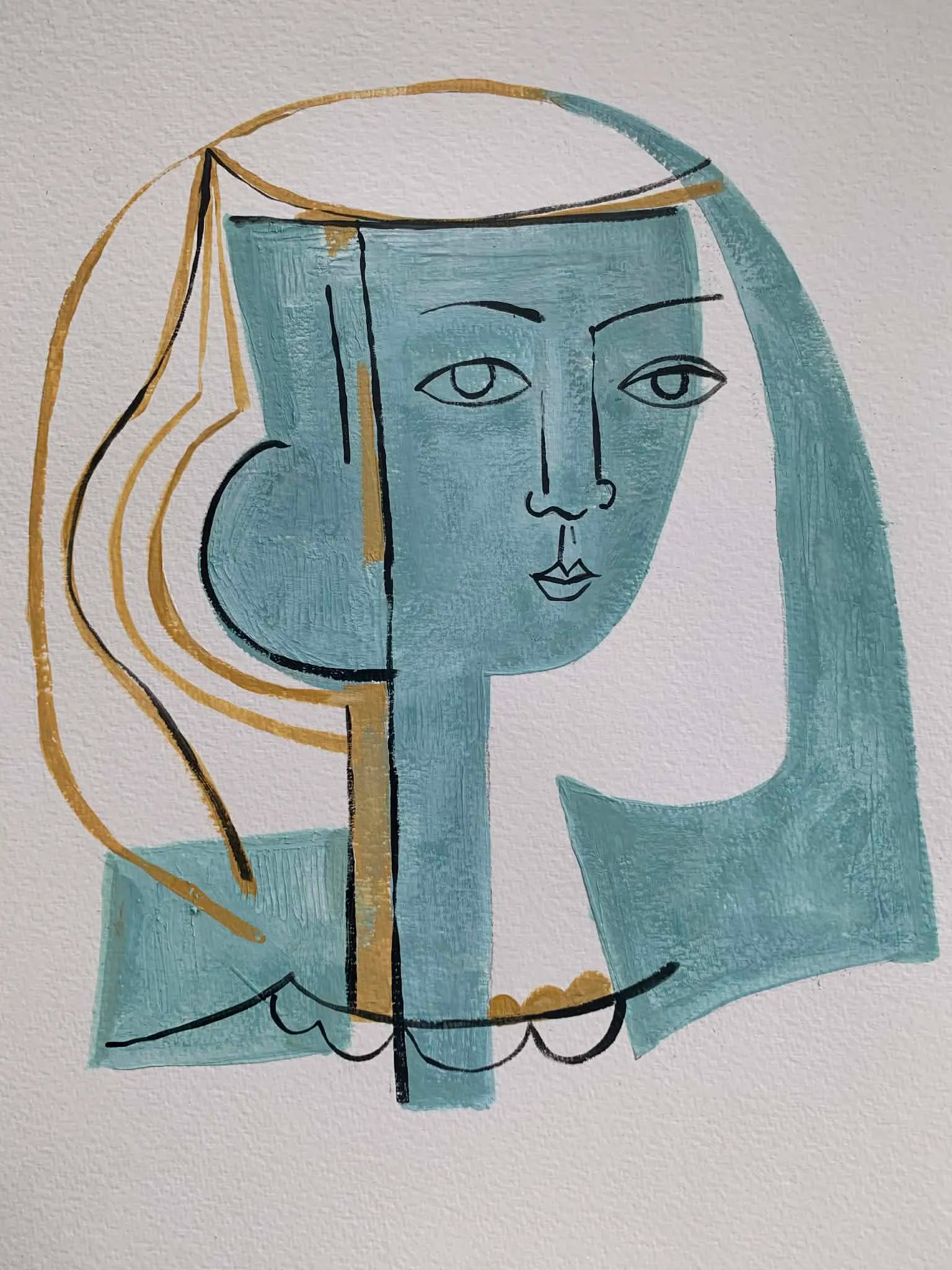 Design for Alzado restaurant menu by artist Melanie Vugich