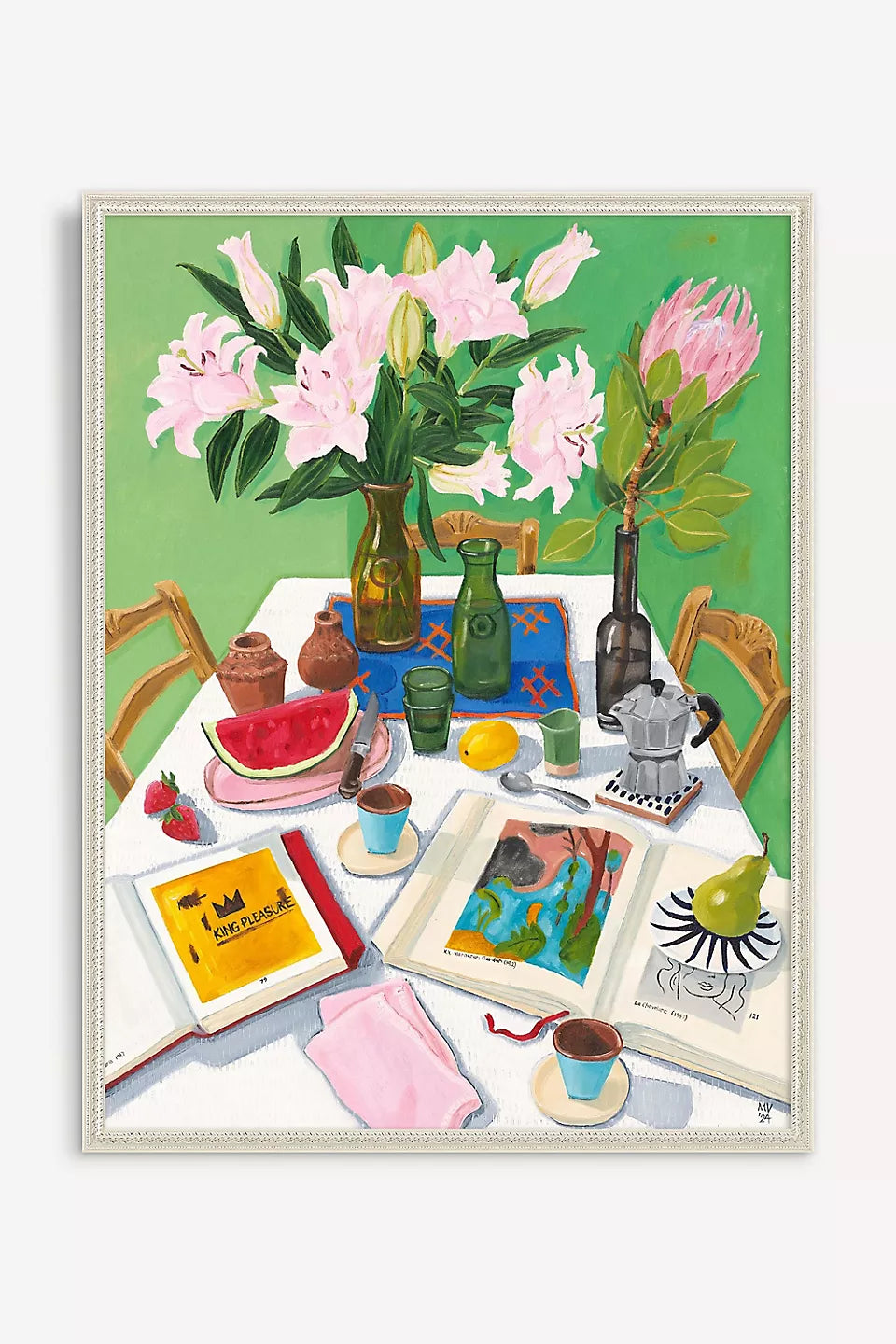 Print by Melanie Vugich: Friday Morning on Spring Green