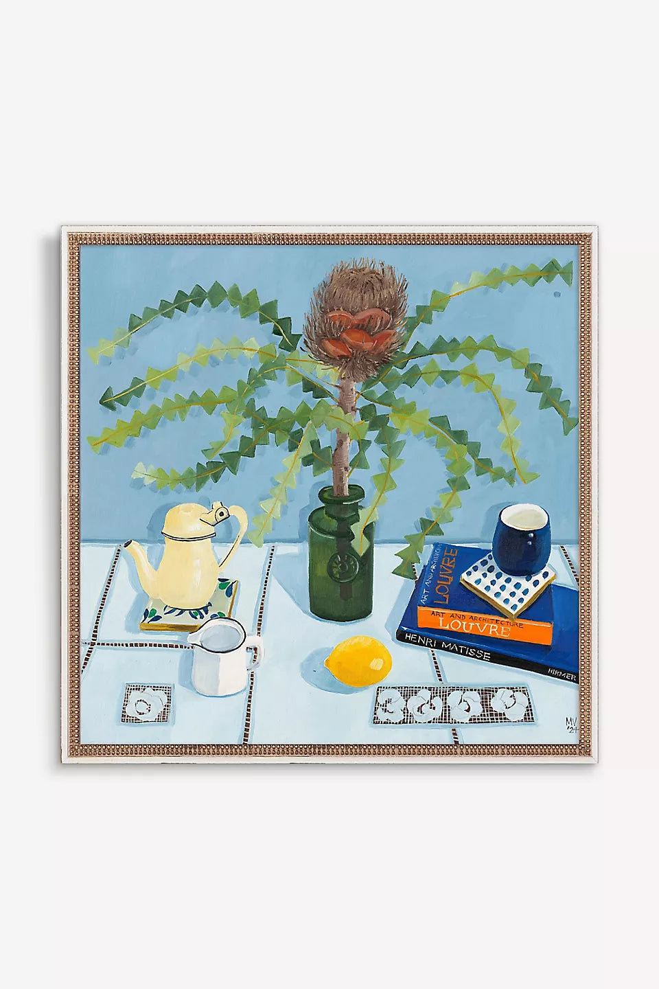 Print by Melanie Vugich: Milky Chai Dreams of Paris