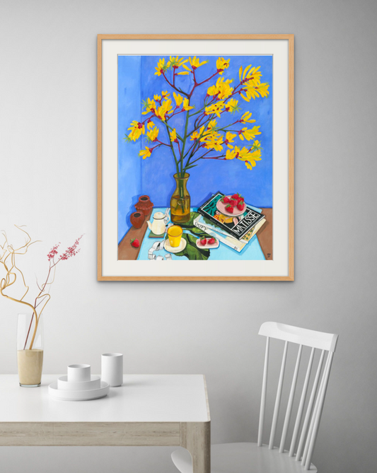 YELLOW KANGAROO PAW LIGHTS THE WAY